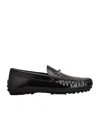 Tod's Round Toe Casual Shoes In Black