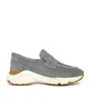 Tod's Round-toe Casual Shoes In Gray