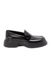 Tod's Leather Loafers With Chunky Sole And Glossy Finish