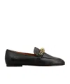 Tod's Round Toe Loafers In Black