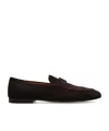 Tod's Suede Gomma Leggero Loafers In Brown