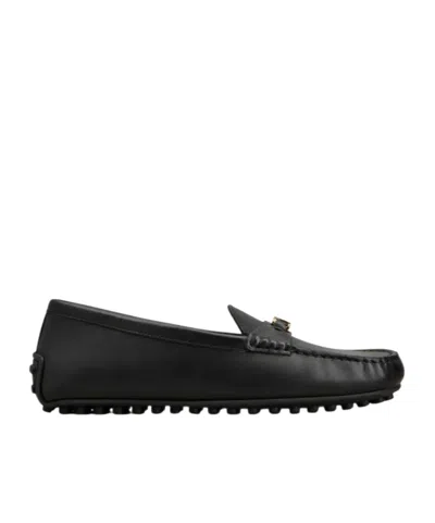 Tod's Round-toe Loafers In Black