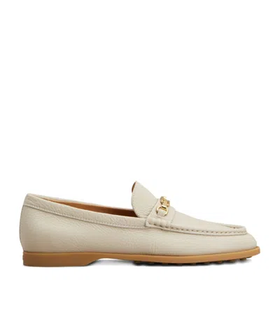 Tod's Round-toe Loafers In Neutral
