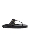Tod's Round Toe Slippers In Black