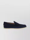 Tod's Round Toe Suede Slippera Loafers