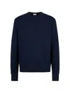 Tod's Round-neck Pullover In Cashmere In Blue