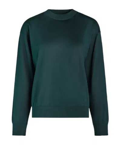 Tod's Round-neck Sweater In Green