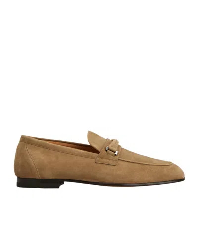 Tod's Mocassino In Pelle Scamosciata Pashmy In Brown