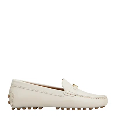 Tod's Round-toe Loafers In White