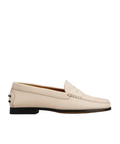 Tod's Round-toe Loafers In Neutral