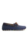 Tod's City Gommino Driving Shoes In Blue