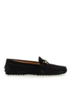 Tod's Kate Commino Chain-link Driving Shoes In Black
