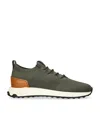 Tod's Running Mid Volume 63k Mesh Sneakers In Green