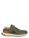 Tod's Mesh Running Sneakers In Green