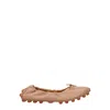 Tod's Lambskin Bow Detail Round Toe Ballerinas In Brown