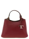 Tod's Micro Leather Handbag In Red