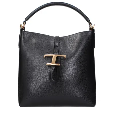 Tod's Women's Handbags Black Leather
