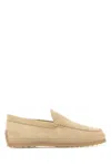 Tod's Beige Woven Leather Slip-on Loafers With Rubber Sole Men In Neutral