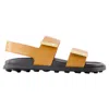 Tod's Calfskin Sandals With Wide Straps In Brown