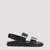 Tod's Leather Sandals In Black