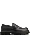 Tod's Leather Loafers In Black
