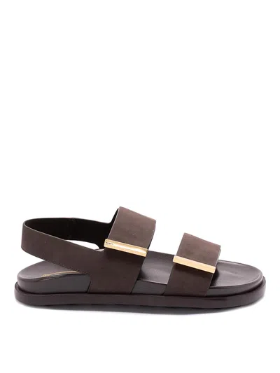 Tod's Women Brown Leather Sandals, 7.5/8.5 Luxury Pumps & Heels For Women Darveys