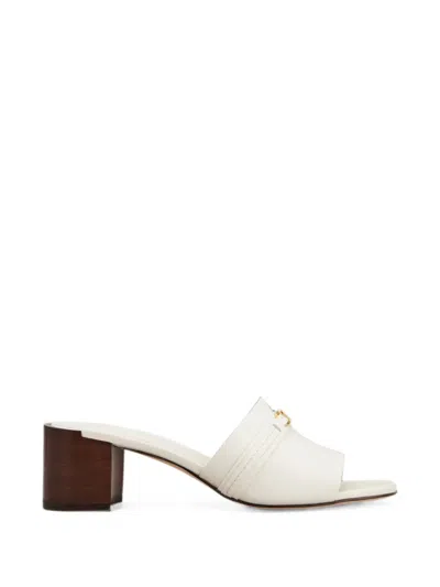 Tod's Sandals In Leather In White