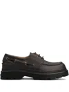 Tod's Leather Loafers Designed For Nautical Wear In Black