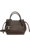 Tod's Leather Small Bucket Bag In Brown