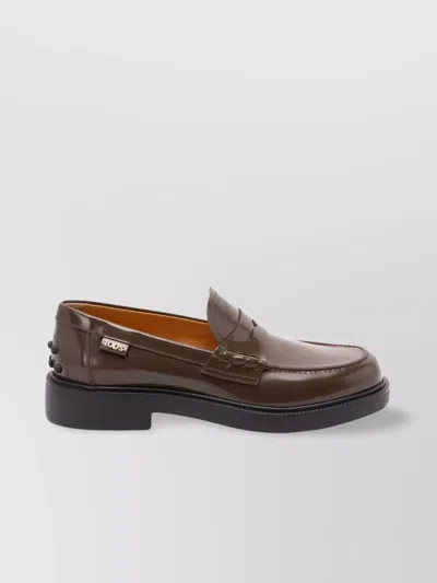 Tod's Shaded Leather Penny Loafers
