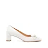 Tod's Pumps In Leather In White