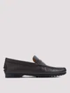 Tod's Tods Mens Gomma Penny-bar Leather Loafers In Dark