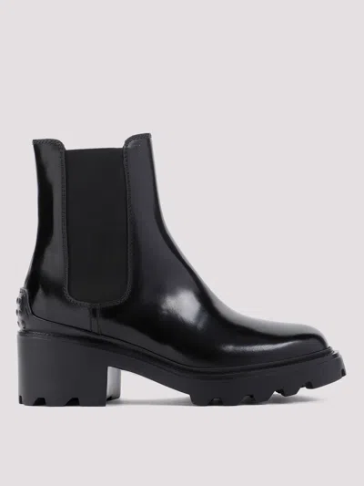 TOD'S FLAT ANKLE BOOTS TOD'S WOMAN COLOR BLACK,F79077002