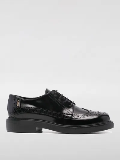 TOD'S OXFORD SHOES TOD'S WOMAN COLOR BLACK,F82250002