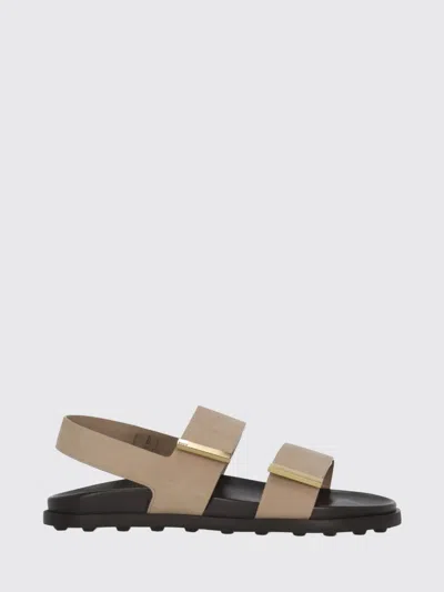 Tod's Heeled Sandal  Woman Color Pink In Brown