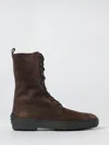 Tod's Winter Driver Sole High Lace Up Boots In Multi
