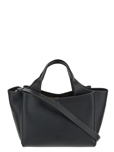 Tod's Shopping Bag In Black