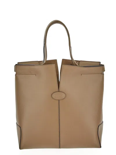 Tod's Shopping Bag In Brown