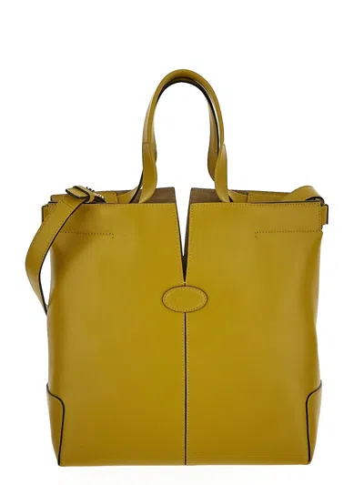 Tod's Shopping Bag In Gold