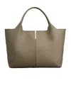 Tod's Shopping Bag In Leather Medium-small In Brown