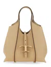 Tod's Shopping Bag T Timeless Mini In Beige