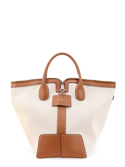 Tod's Shoulder Bag In Beige