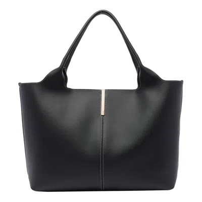 Tod's Shoulder Bag In Black