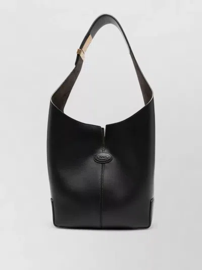 Tod's Shoulder Bag Borsa Adjustable Strap Hardware In Black