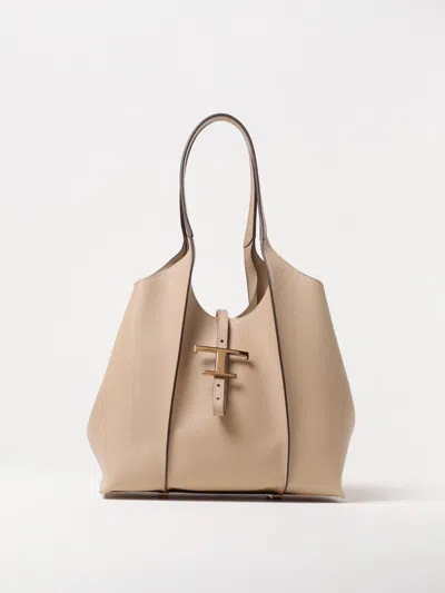 Tod's Shoulder Bag  Woman Color Beige In Beige