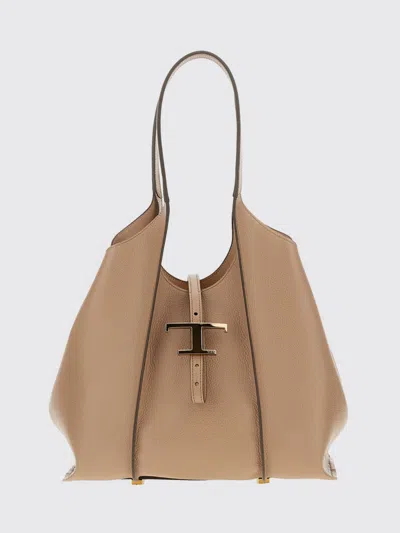 Tod's Medium Tote Bag T Timeless In Brown