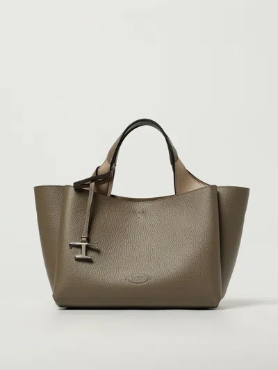 Tod's Shoulder Bag  Woman Color Grey In Gray