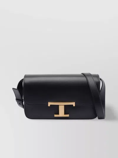 Tod's Shoulder Bag With Adjustable Strap And Gold Hardware