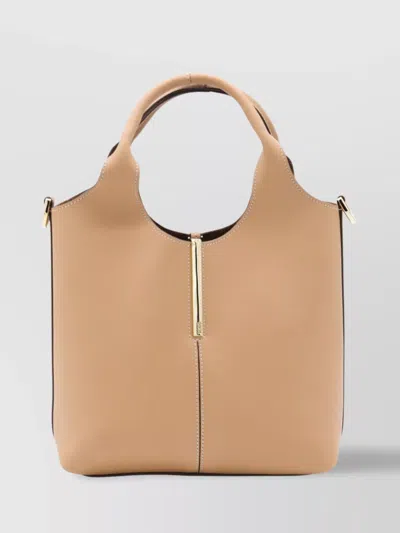 Tod's Shoulder Bag With Detachable Strap And Top Handles