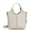 Tod's Ebr Due Manici Mini Handbags White In Brown